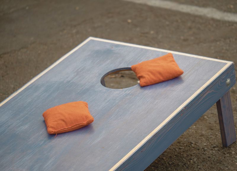 Cornhole bags should be washed regularly.