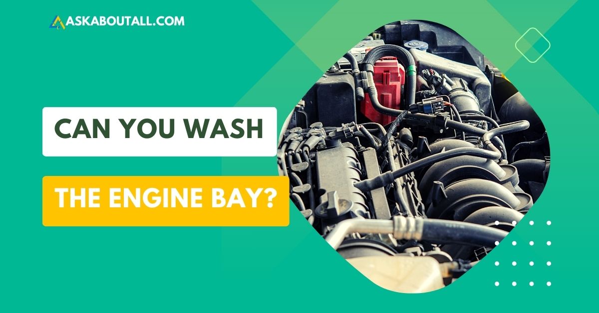 can you power wash a car engine bay